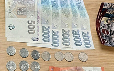 Poctivý nálezce odevzdal strážníkům cizí peněženku s téměř 12 tisíci korun