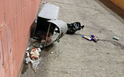 Strážníci přistihli vandala, který pod vlivem alkoholu ničil odpadkové koše